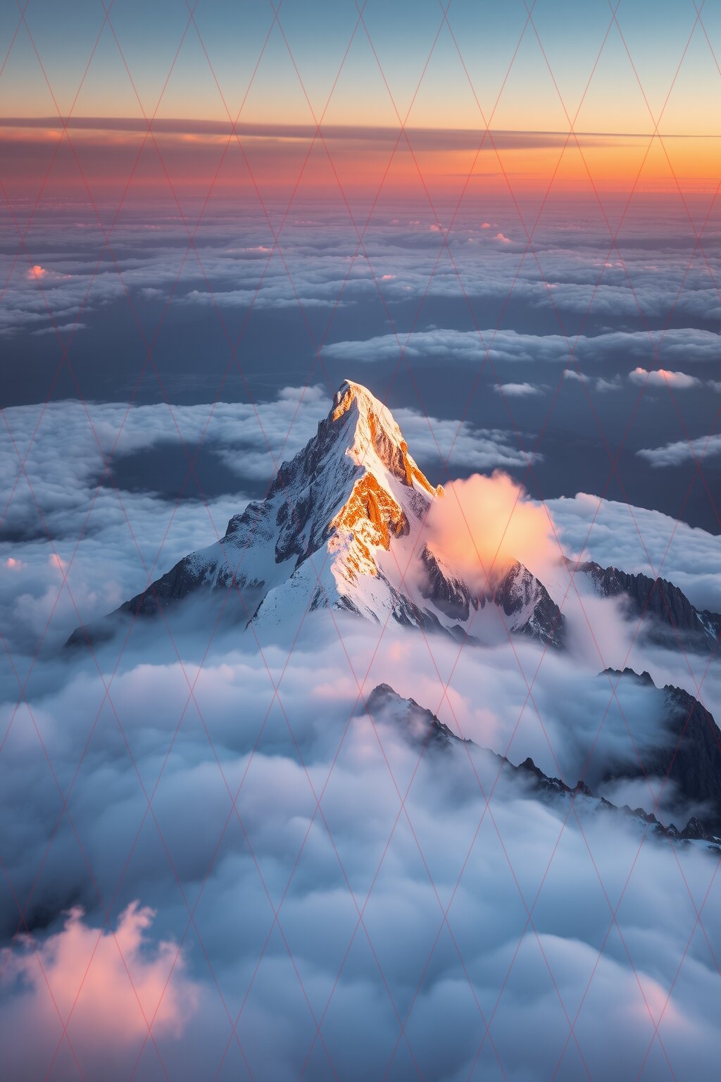 Coastal Cliffs at Sunset