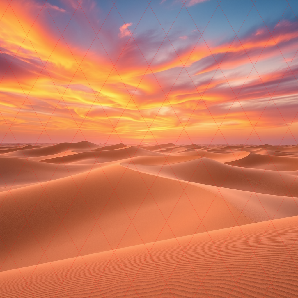 Desert Dunes Sunset